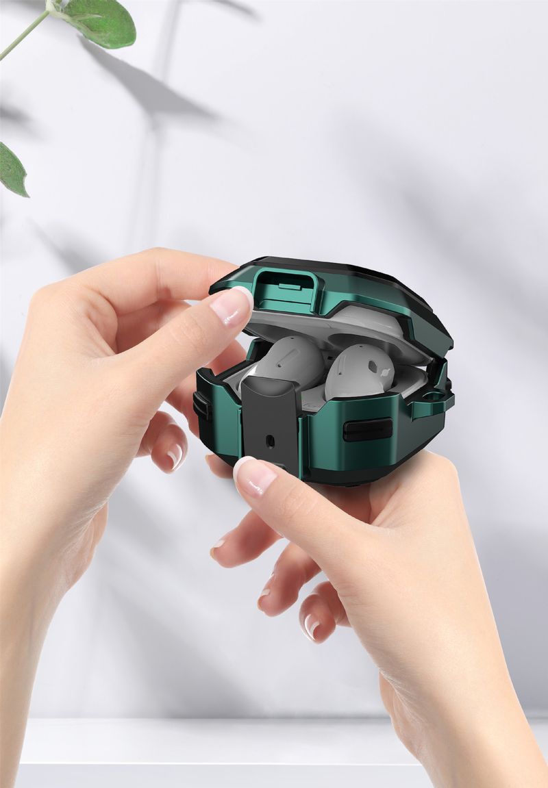 Suitable for Samsung Galaxy budlive/pro/2pro/FE headphone case with switch buckle and anti drop protective cover_voghion.com