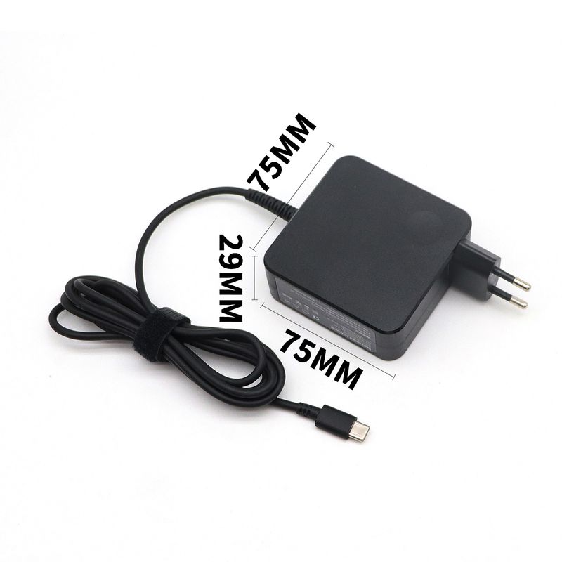 Cargador rápido USB-C de 65 W para portátiles - Adaptador de corriente PD de 20 V y 3,25 A_voghion.com