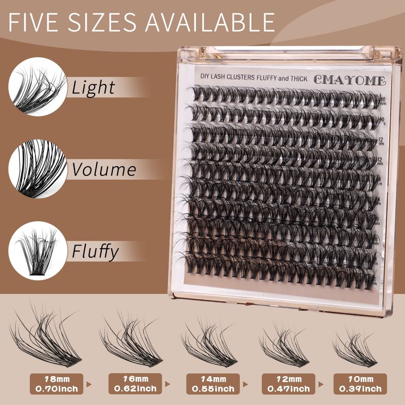 False Eyelashes Single Cluster Segmented Hot Sale D Curly Natural Thick False Eyelashes Convenient Small Natural Soft Eyelashes_voghion.com