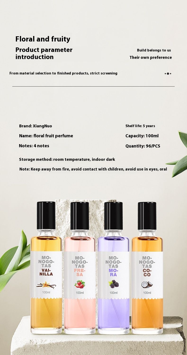 2024 Neie Parfum Cross Border Hot Sale Fruit Fresh Parfum Dammen Persistent Duft Parfum_voghion.com