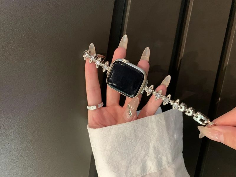 Uhrenarmband für iWatch 42/44/45/46/49 mm 38/40/41 mm Metall-Mode-Uhrenarmband für Uhrenserie Ultra2 Serie 10/9/8/7/6/5/4/3/2/1_voghion.com