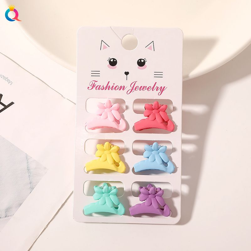 Mini-Haarspangen-Set – 6-teiliges Haarklammer-Set in matten Pastellfarben für Damen (klein, rutschfest, vielseitig für Ponyfrisuren und Hochsteckfrisuren)_voghion.com