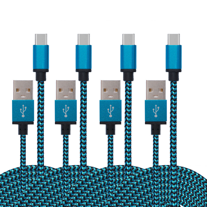 Snake Weave Data Geschikt voor Huawei Honor Xiaomi Telefoon Type-C Android Aluminium Oplaadkabel_voghion.com