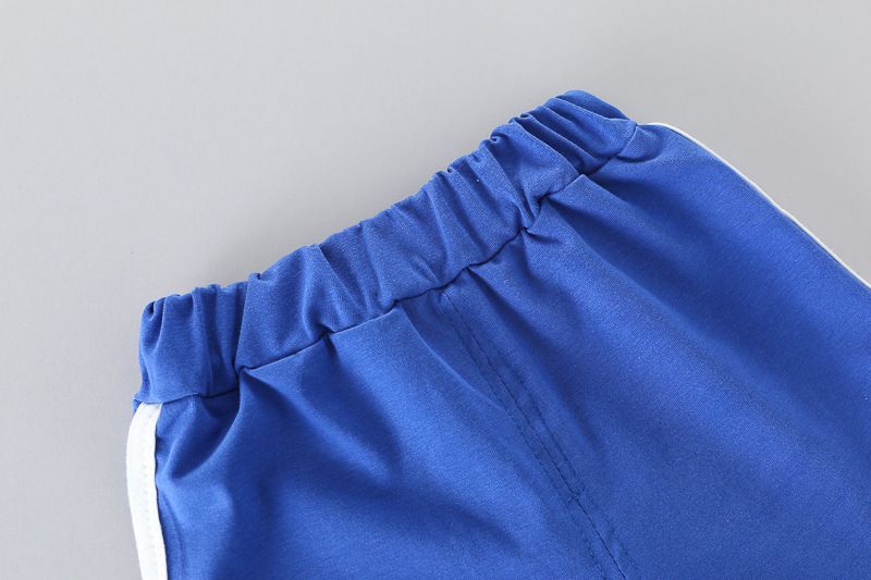 2024 Summer New Round Neck Sleeveless Vest Set Two Piece Boys' Sports Shorts_voghion.com