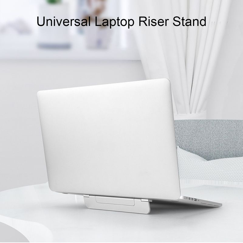 Basis Zwei Gänge Einstellbar Faltbar Starke Tragfähigkeit Solide Unterstützung Tragbarer unsichtbarer Laptop-Halterungsständer_voghion.com