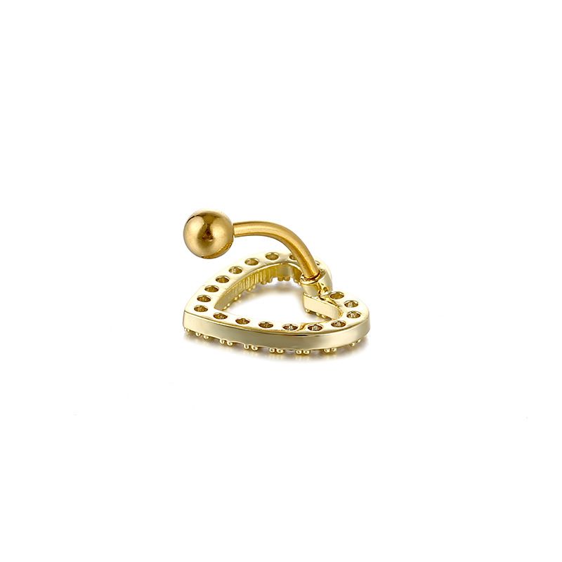 1Pc Cuore Anello Del Tasto di Pancia Anello Penetrante All'ombelico Cooper Anello Del Tasto di Pancia Penetrante Dei GioielliPircing Dell'ombelico Anello Pircing Ombelicale_voghion.com