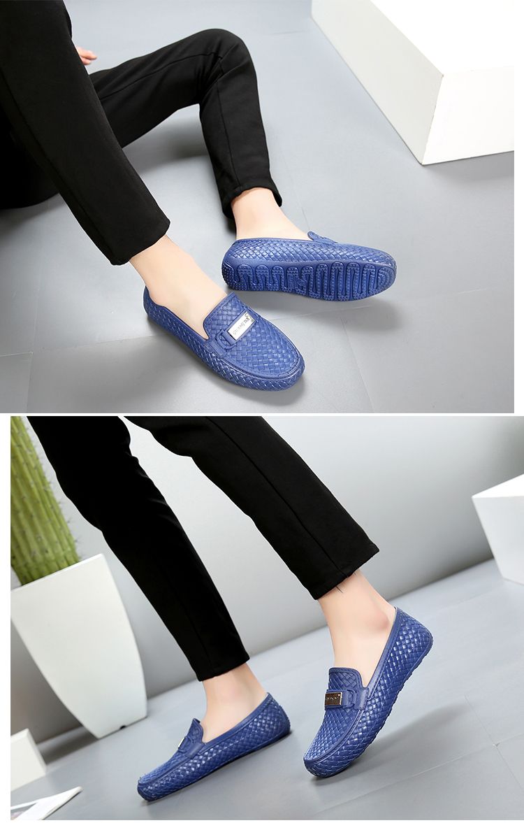 Outdoor Short Solid Color Waterproof Chef Fishing Shoes_voghion.com