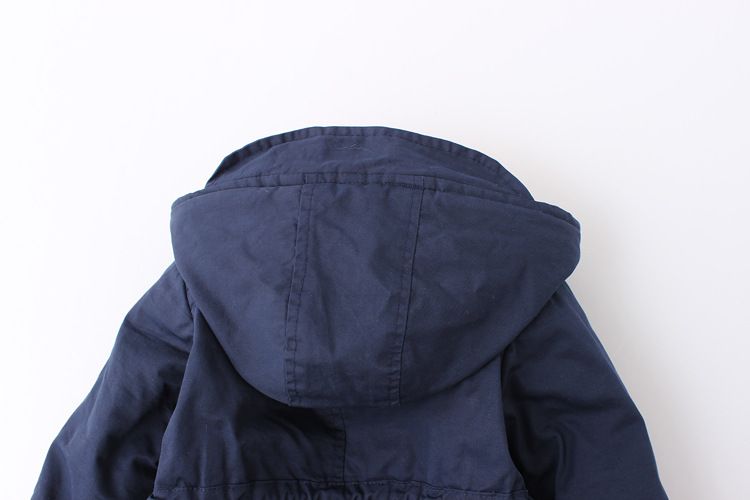 Abbigliamento per bambini, giacca a vento con cappuccio e cappuccio in velluto spesso, antifreddo, invernale, in cotone per bambini_voghion.com