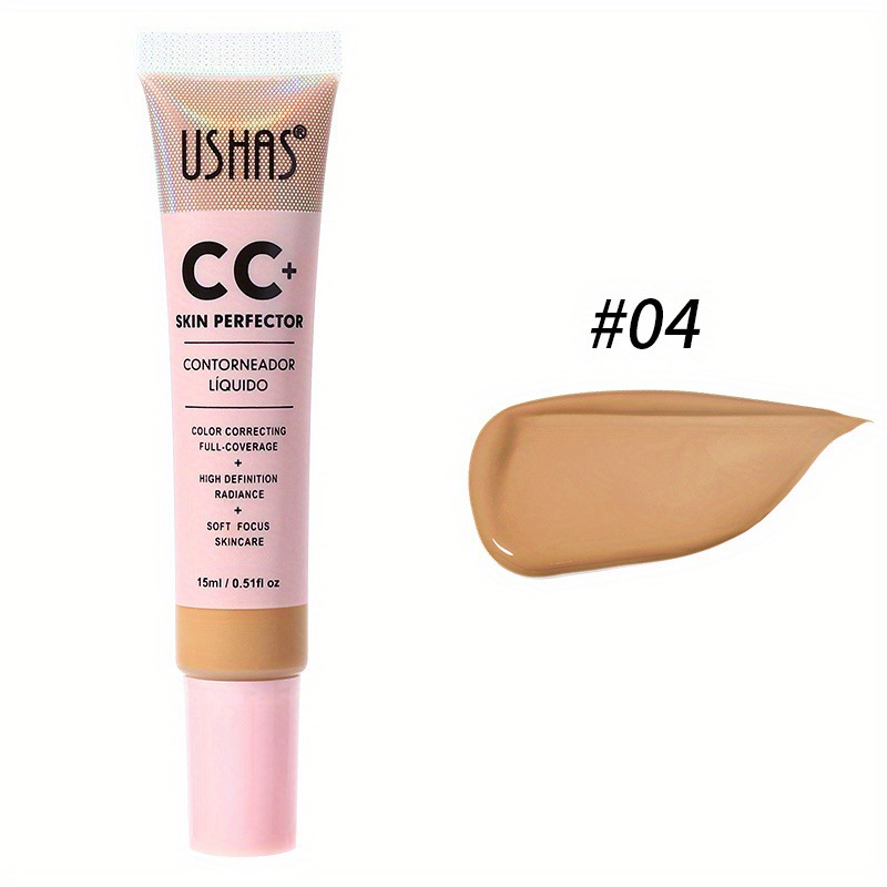 USHAS6 color moisturizes and brightens skin tone for a long time. Waterproof liquid foundation concealer isolates_voghion.com