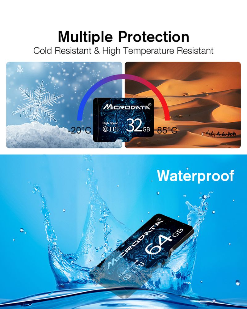 Micro Tf Sd 4GB 8GB 16GB 32GB Class10 Memory 64GB C10 Flash TF SD Flash Memory Card Mini Card_voghion.com
