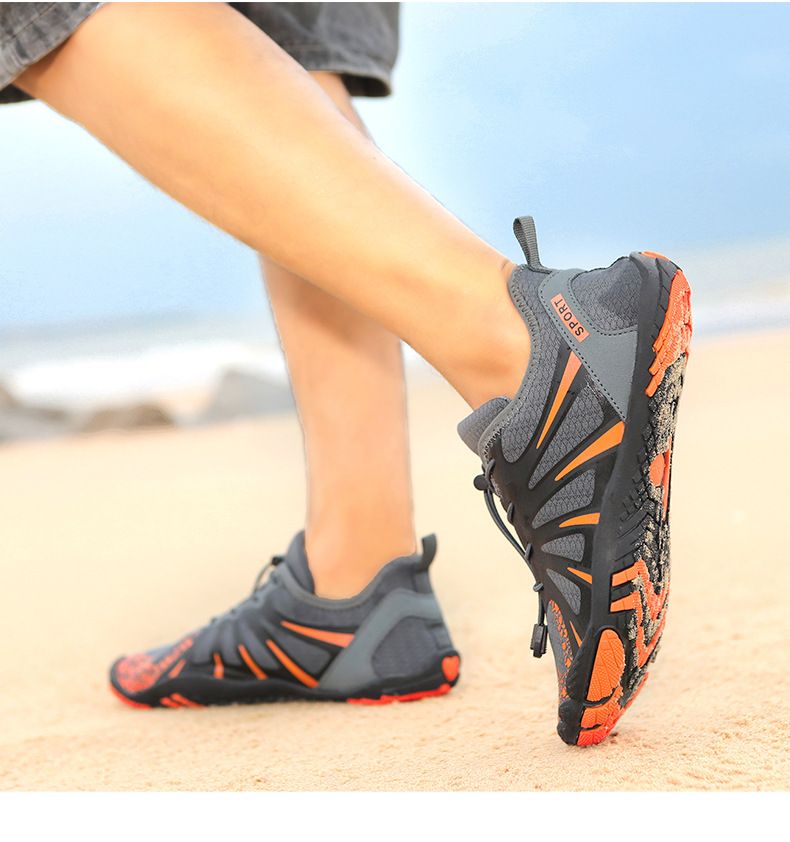 Scarpe da acqua unisex ad asciugatura rapida per trail running ed escursionismo - Suola in gomma antiscivolo con tomaia in mesh traspirante | Intersuola in EVA leggera_voghion.com