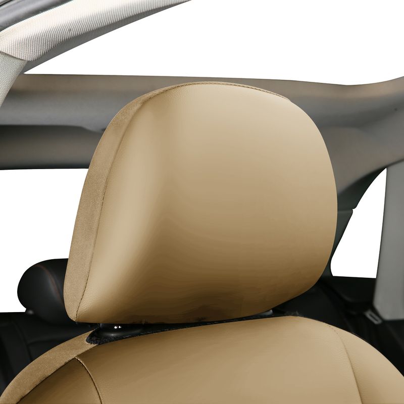 Luxe kunstleer autostoelhoes van PU, universele maat, complete set, airbagcompatibel, past op de meeste auto's_voghion.com