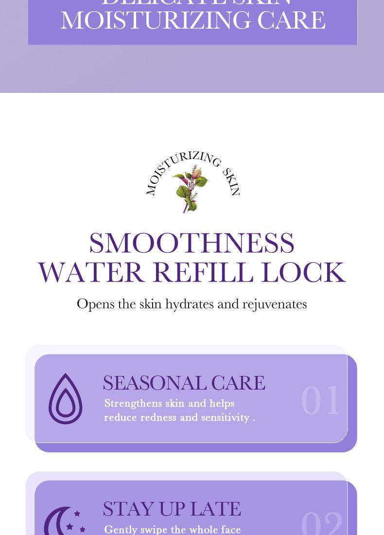 Crema idratante antirughe BIOAOUA Peptide Perilla 60 g Crema idratante rassodante antirughe per la cura delle linee sottili_voghion.com