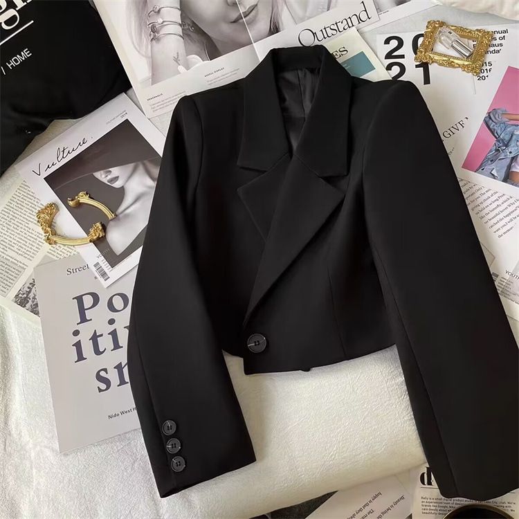 Women Of Petite Size 2025 Spring And Autumn Emerald Green Season New Style All Match Small Suit Trendy Women_voghion.com