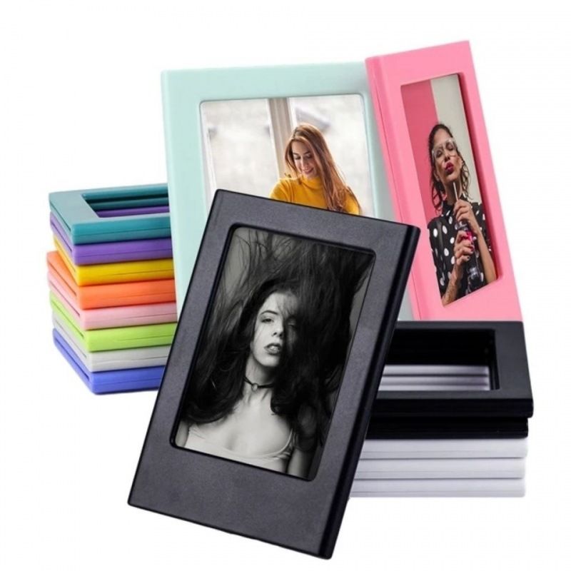 1/5/10/20pc Magnetic Photo For Fujifilm Instax Mini Film Paper Double Sided Fridge Picture Frame Magnet Artwork_voghion.com