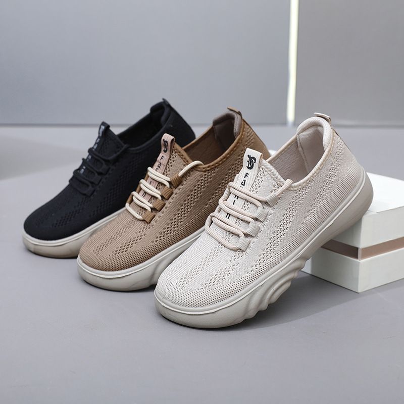 Spring And Autumn New Old Beijing Cloth Women's One Foot Lightweight Le Fu Casual Comfortable Soft Bottom Breathable Mom_voghion.com