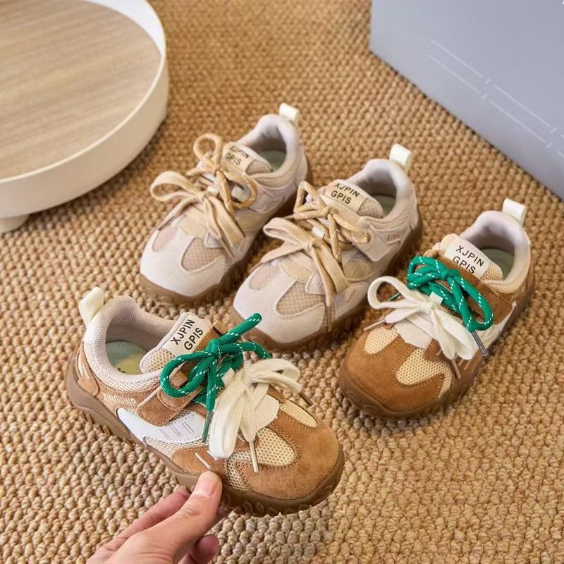 Children's New Style Training 2025 Spring Boys' Non-Slip Sports Girls' Soft Sole Breathable Casual Running Shoes_voghion.com