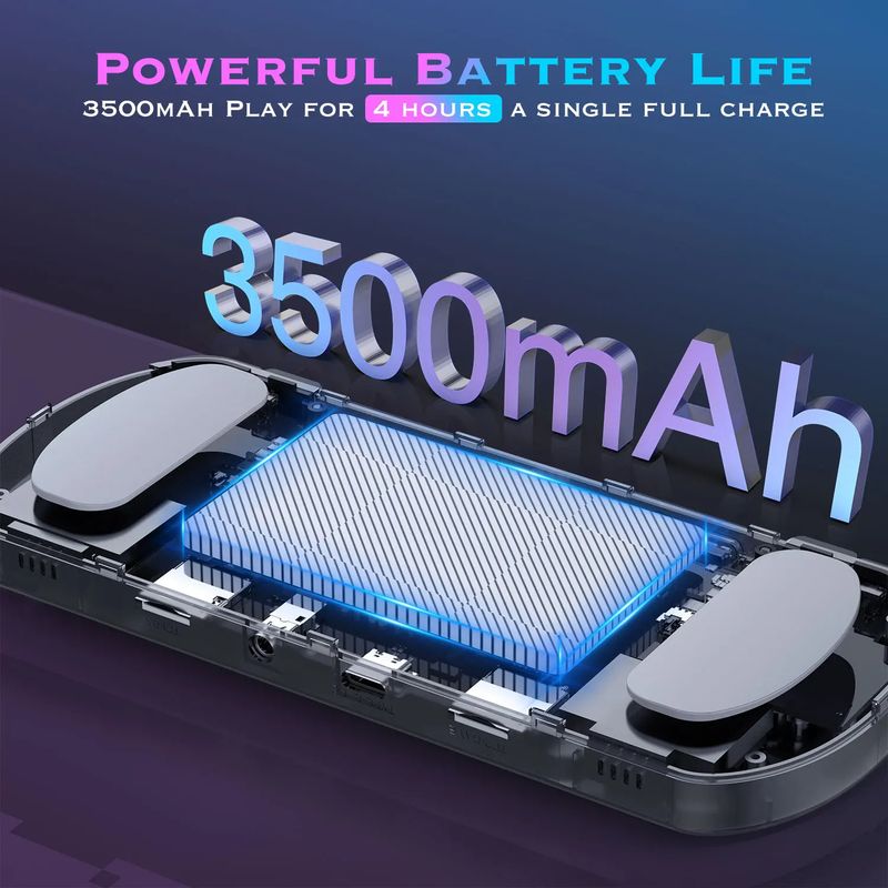 Videospielkonsolen Neue U8-Handheld-Spielkonsole, Open Source-Linux-System-Spielkonsole, 4,0-Zoll-HD-IPS-Handheld_voghion.com