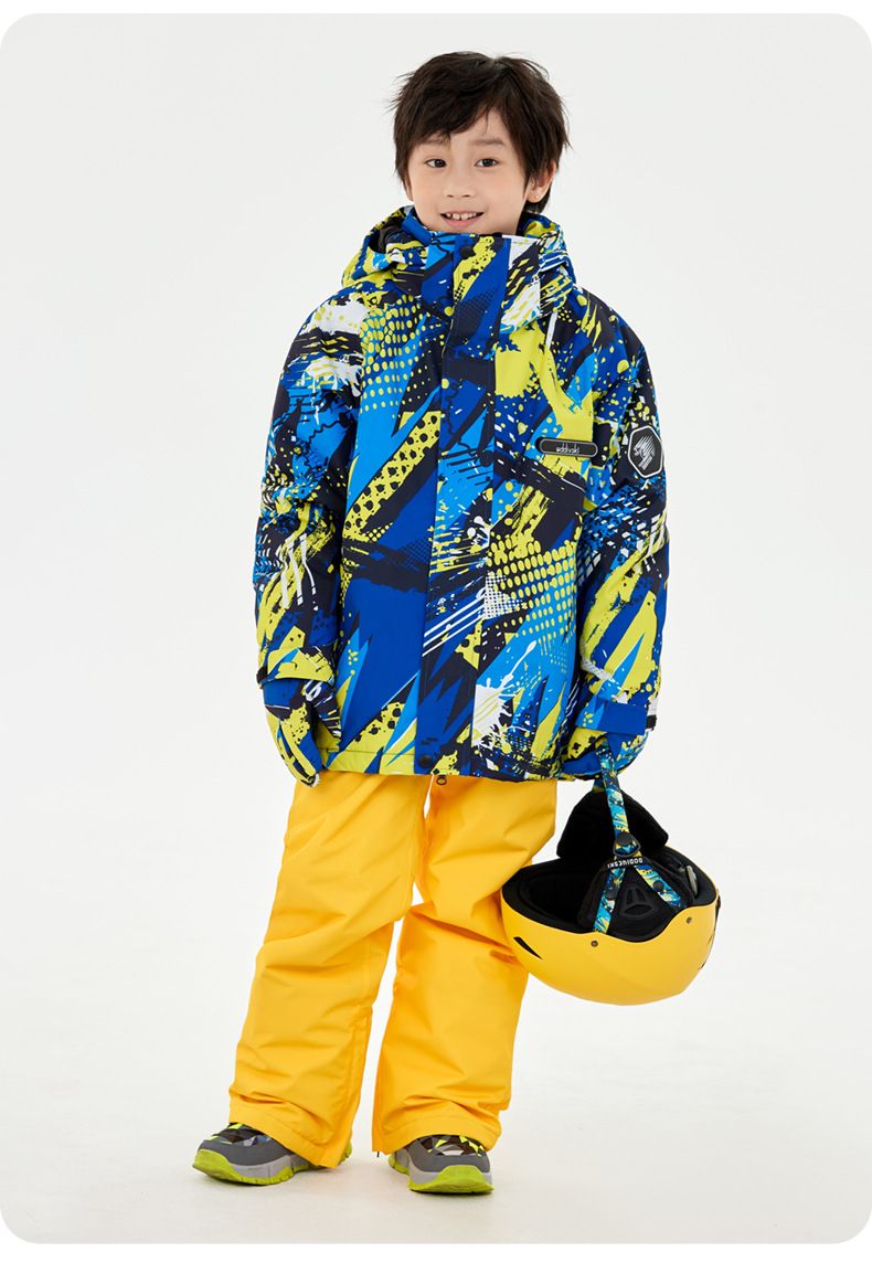 Oddivski Pantaloni da sci professionali per bambini, spessi e resistenti alla neve, per ragazzi e ragazze_voghion.com