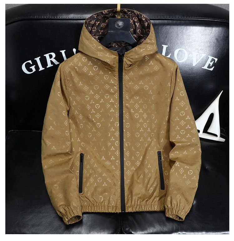 Light Luxury Clothing, Fat Spring Men's Casual Jacket, Hooded Loose Fitting Large Top Trend_voghion.com