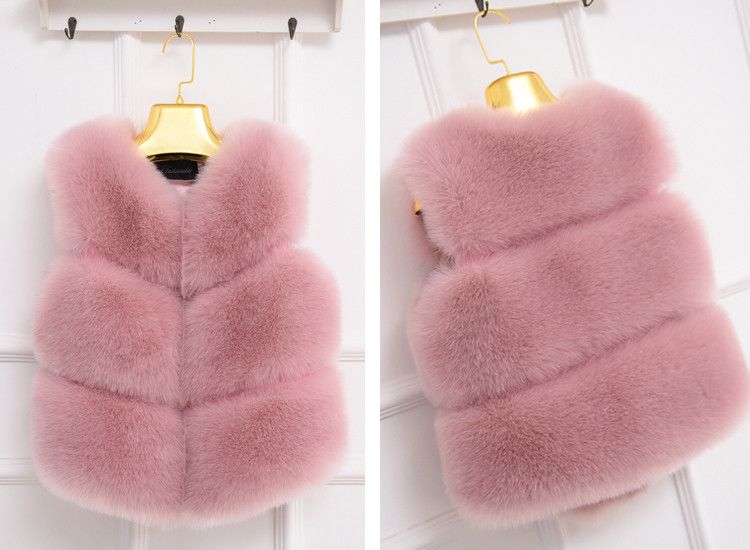 Women's Clothing Faux Fur Vest Winter Warm Faux Leather Sleeveless Jacket Casual Streetwear Coat_voghion.com