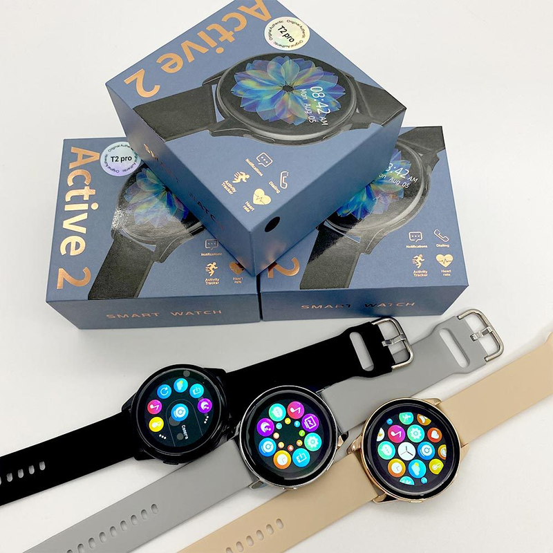 Smartwatches T2 Pro Smart Watch Bluetooth-Anruf 1,52 Zoll Vollbild-Touch-Sportuhr_voghion.com