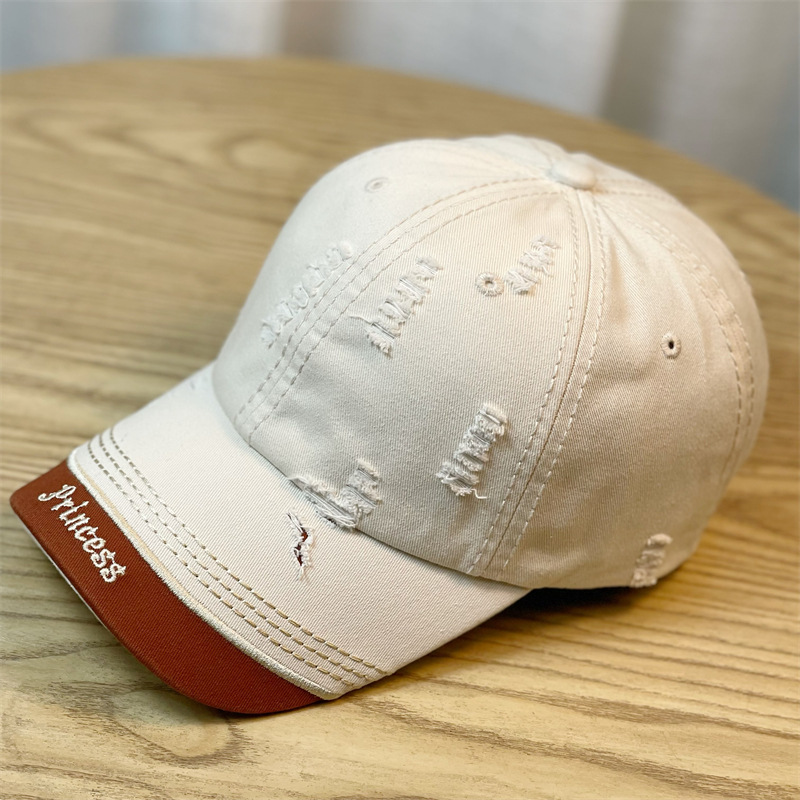 Ny vårskjøtebokstavbroderi Utslitt mote Allsidig baseball for menn og kvinner utendørs andetungehatt_voghion.com