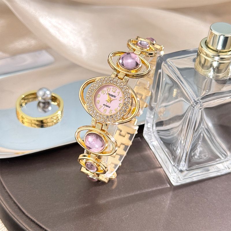 Orologio da donna alla moda, digitale, di lusso, con pietra, semplice, con decorazione a forma di nebulosa, per lavoro quotidiano, compleanno, anniversario, regalo di San Valentino_voghion.com