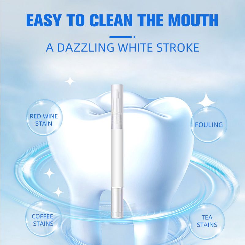 Whitening Gel Pen Effectively Removes Stains From Coffee Tea, Freshens Breath, And Brightens Teeth_voghion.com