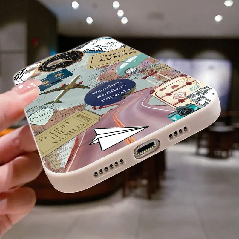 Custodia per telefono con motivo Note14 Travel Element per Xiaomi Redmi Note 13 12 12S 10 10S 11 11S Pro Plus 12C 13C 14C 4G 5G_voghion.com