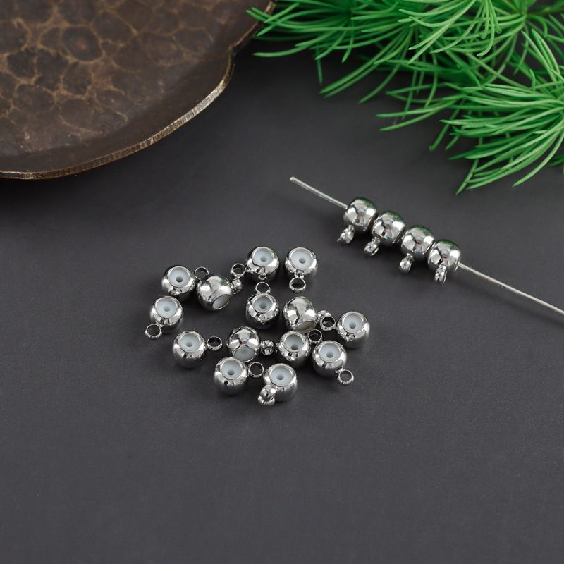 1 Set 2,4*1,5mm Kupfer Einfarbig Poliert Perlen Schmuck Zubehör_voghion.com