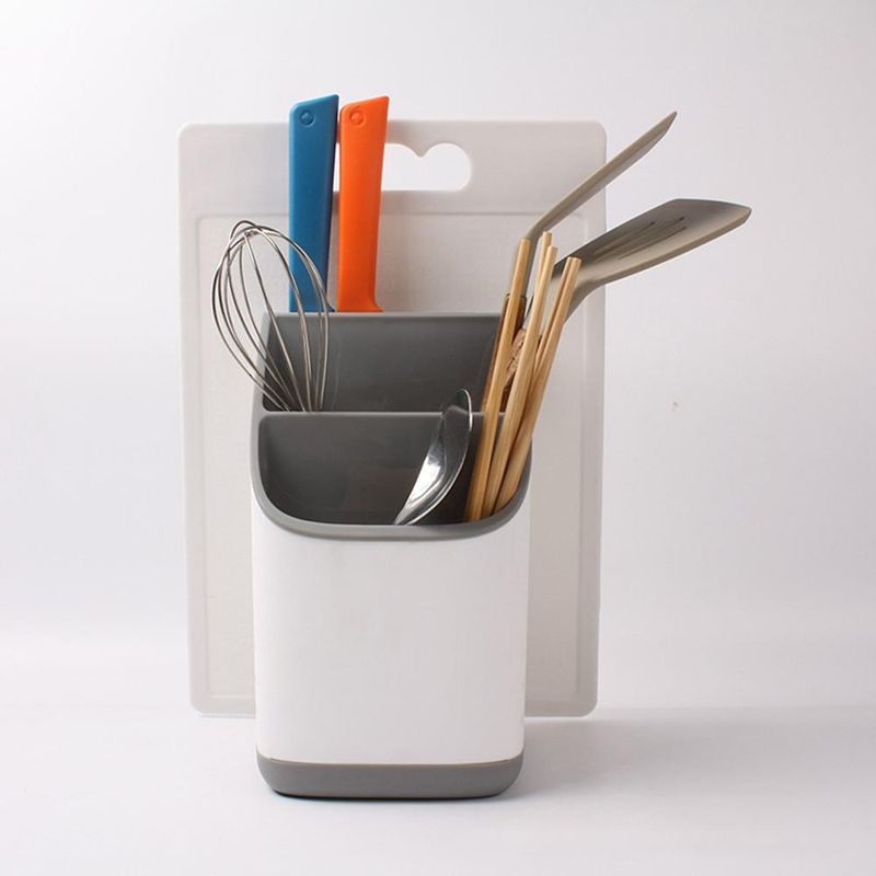 Drain Tableware Storage Box Spoon Chopsticks Fork Organizer Case Multifunction Cutlery Holder Kitchen Storage Containers_voghion.com