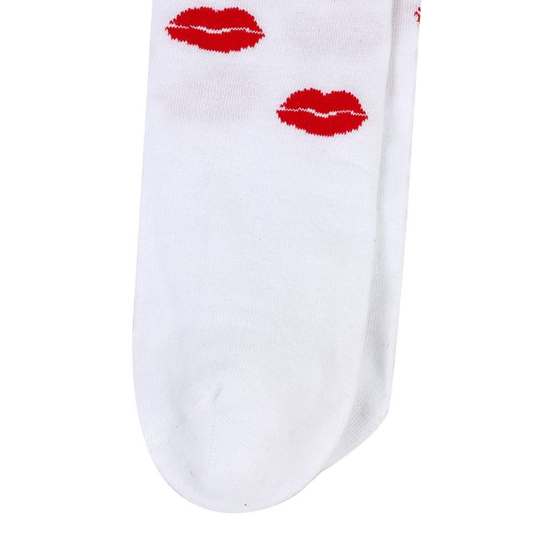 Le calze Red Lips Love per San Valentino saranno calze sopra il ginocchio e graziose calze con fiocco_voghion.com