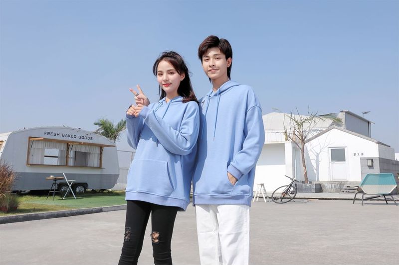 Felpa con cappuccio invernale da uomo in cotone pesante 500GSM, di alta qualità, con stampa personalizzata, in tinta unita, taglie forti, casual, in pile._voghion.com