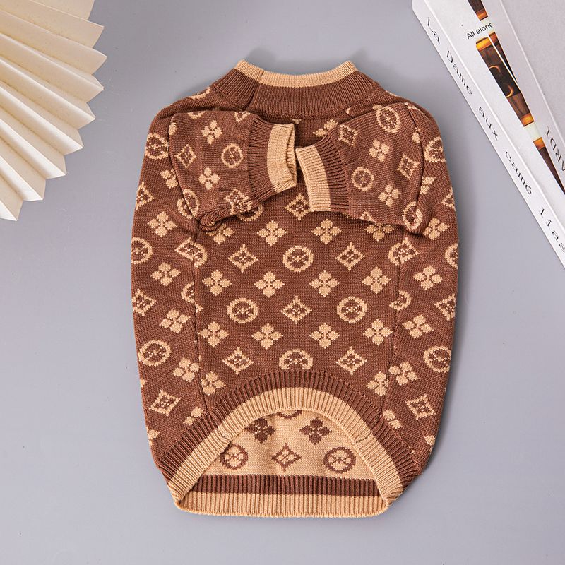 Fashionable Dog Sweater For 1-10kg Double Layer Thickening Autumn And Winter Warm High Elastic French Bulldog Pet Clothes_voghion.com