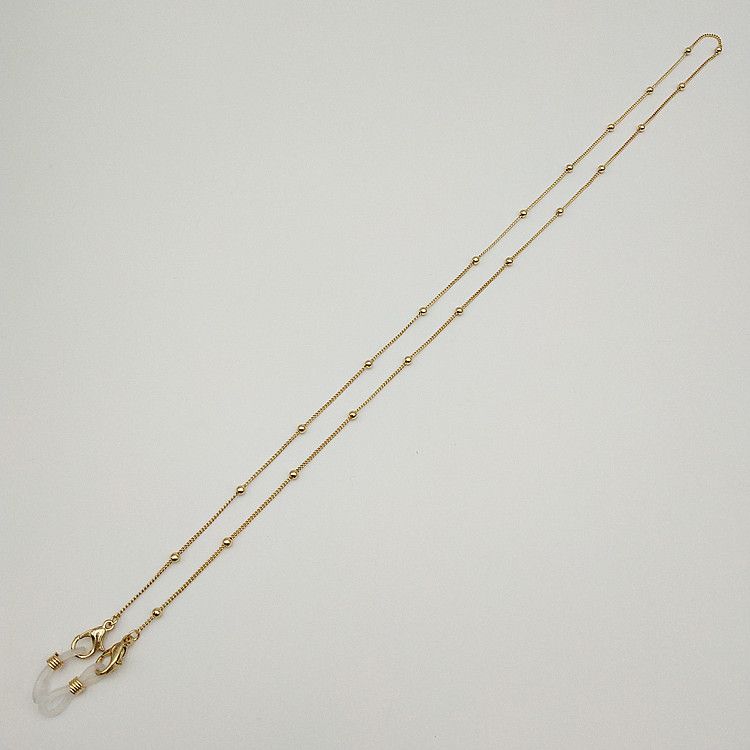 Bead Series Trendy Dual-use Mask Glasses 63 Hanging Metal Chain Pearl_voghion.com