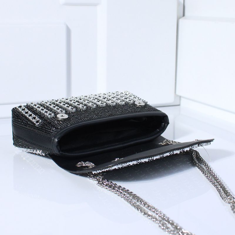 Kuulsuste mood Crossbody õhtusöögikott Teemantidega kaetud käekott Õrn Senior Sense Square naiste käekott_voghion.com