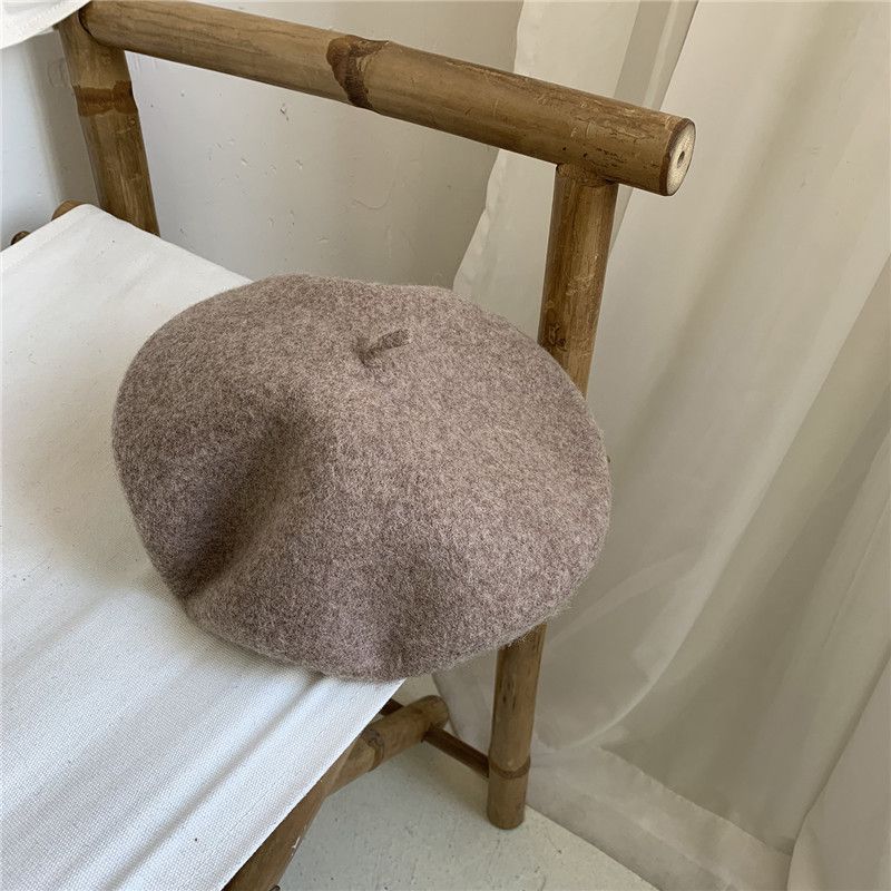 Neuheiten Elegante Wolle Künstler Maler Neue Winter Klassische Heiße Frauen Mädchen Weibliche Verdickte Woll Französisch Hut Baskenmütze Kappe Gorros_voghion.com