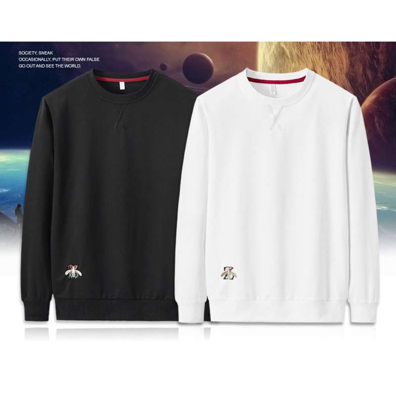 2023 novo conjunto de primavera moda masculina bordado pequena abelha conjunto masculino_voghion.com