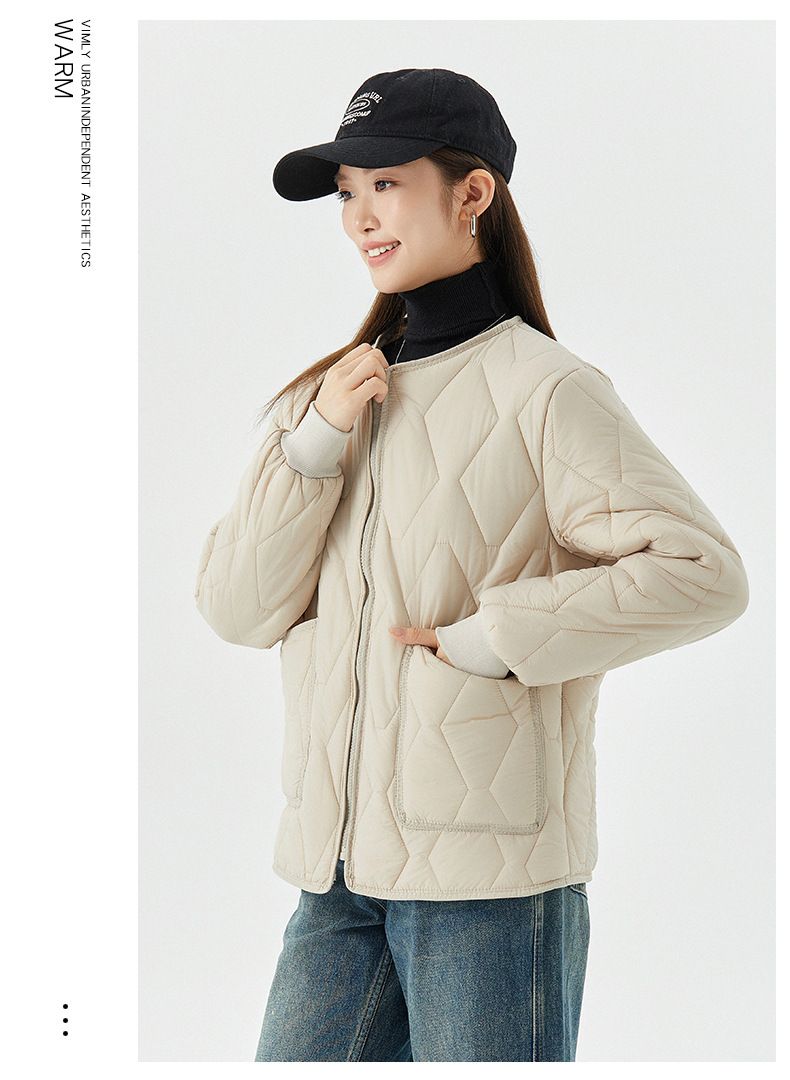 Unisex-Winterjacke mit Fleecefutter und Reißverschluss – warmer Mantel in Übergröße mit dicker Polsterung für Damen und Herren (mehrere Farben und Größen)_voghion.com