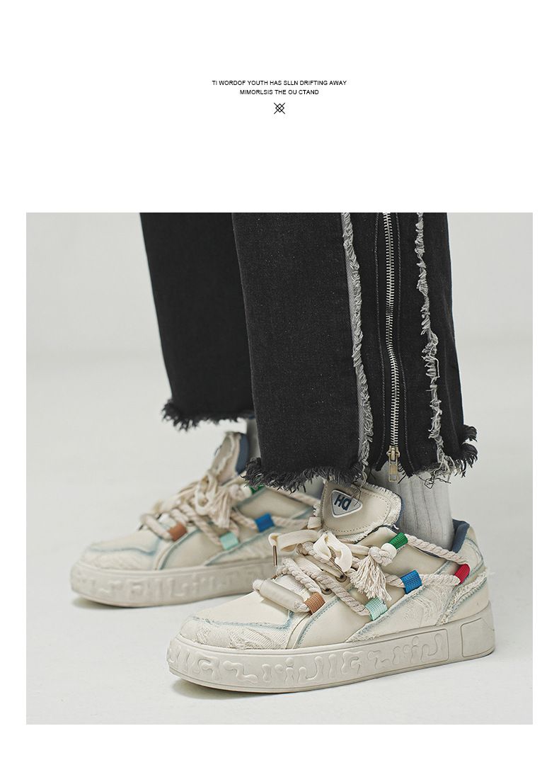 Herrenschuhe Boardschuhe Dreadlocks Bread Design Boardschuhe Bequeme Freizeitkleidung_voghion.com