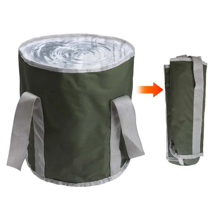 20L Collapsible Bucket Portable Folding Water Container For Travelling Camping Hiking Fishing Gardening_voghion.com