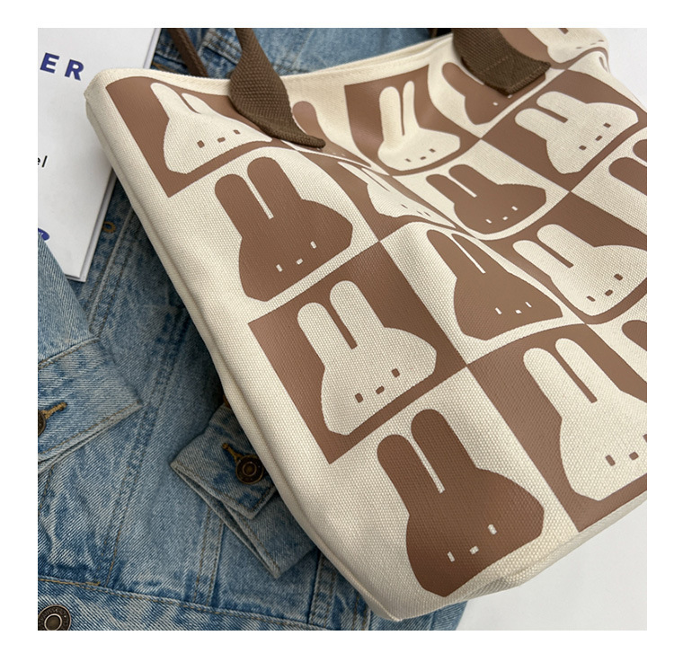 Lærredstaske Dame Large Capacity 2023 Ny sommer All-match En-skulder stoftaske avanceret sense class pendlertaske_voghion.com