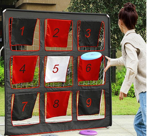 Outdoor Sports Portable Adult Training Professional Grade Competitive Nine-Gong Grid Net Bag Team Building_voghion.com
