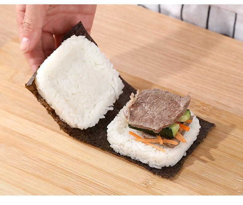 Stampo per hamburger fai da te, creativo, in stile giapponese, triangolare, quadrato, rotondo, per sushi, bento._voghion.com