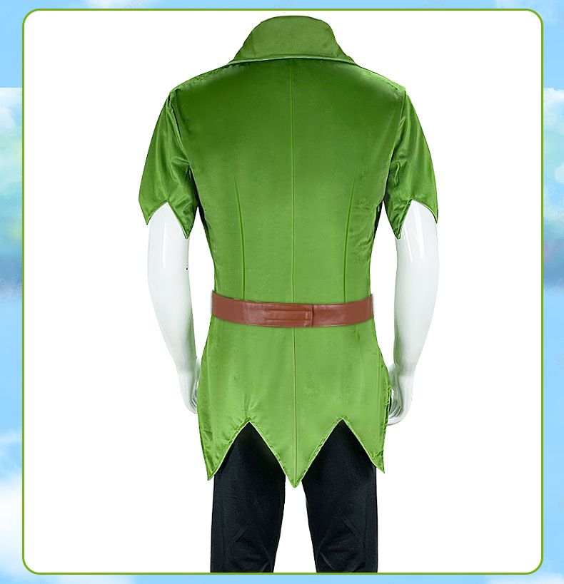 Disfraz de Peter Pan para fiesta de Halloween para niños y niñas_voghion.com