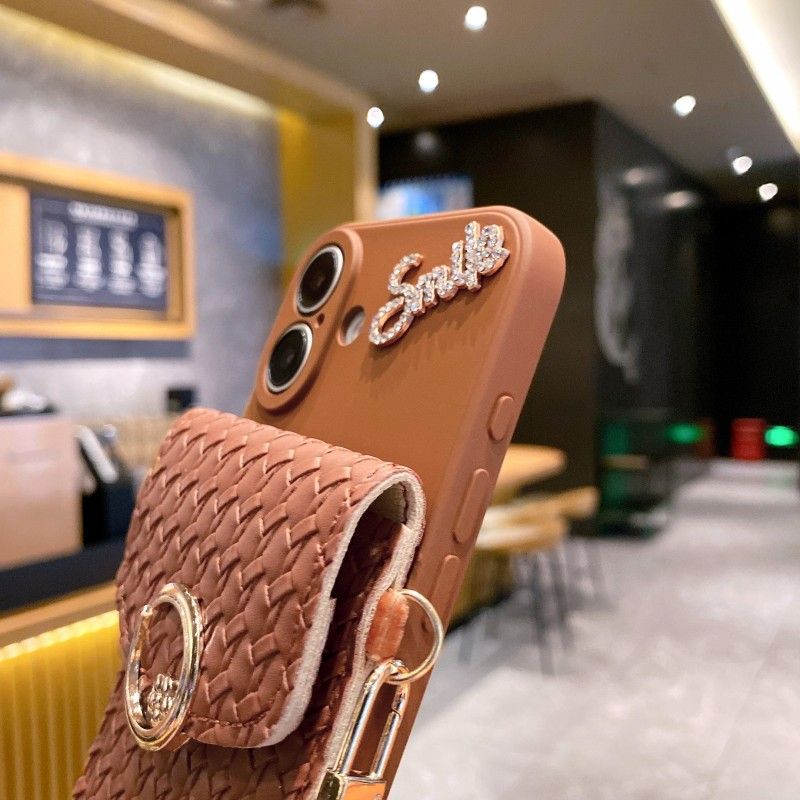 Portemonnee Diamond Case voor Samsung Galaxy A56 A06 A55 A35 A15 A54 S24 FE S25 Ultra A36 A16 Crossbody Strap Lanyard Leren Hoes_voghion.com