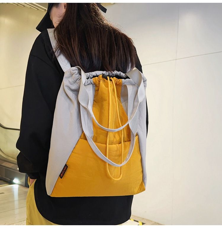 Kordelzug-Rucksack 2024, neuer leichter Mehrzweck-Rucksack mit großem Fassungsvermögen, einfache Alltags-Freizeit-Pendlerhandtasche_voghion.com