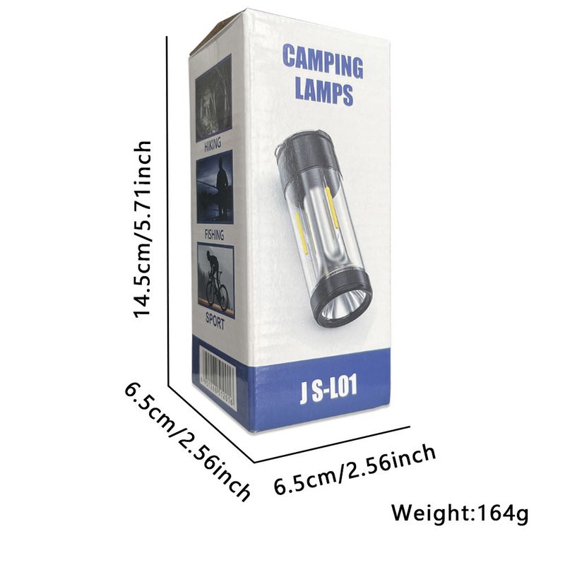 Nieuwe multifunctionele kampeerlamp Type-C oplaadbaar zaklamp met lange levensduur kampeersfeerlicht_voghion.com