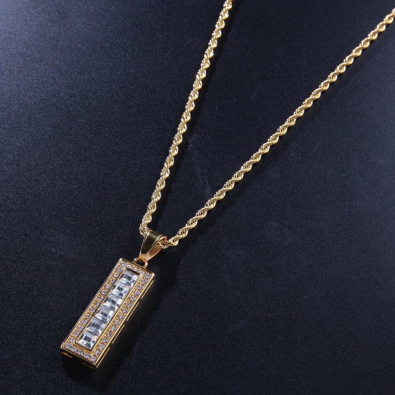 Men And Women's Jewelry - Hip Hop Stainless Steel Cross Pendant Necklace With 24-Inch Twisted Chain, Unique Gothic Design For Trendy Streetwear Look_voghion.com